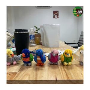 Llavero de Animales de Ganchillo de Alta Calidad, Muñeco de Lana Tejido a Mano, Lindos Juguetes de Animales de Ganchillo para Regalos y Decoración - Product Image 4