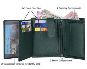 New Business Passport <b>Holder</b> Multifunctional 100% Genuine Leather <b>Wallet</b> Card <b>Holder</b> Multi ID Card <b>Holder</b> For Travel Accessories - Product Image 6