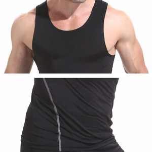 Débardeur blanc sans manches pour homme, col rond, tricoté uni, style décontracté et respirant 2026 - Product Image 3