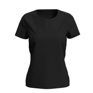Camiseta de cuello redondo para mujer, ropa informal suave y transpirable para verano y uso diario - Product Image 2
