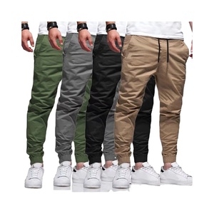 Pantalon Cargo 100% Coton Multi Poches Taille Haute Respirant Grande Taille Décontracté Nouvelle Arrivée Service OEM - Product Image 1