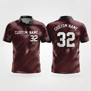 Camiseta Polo Personalizada con Rayas Marrón y Negras, Uniforme Deportivo Sublimado Transpirable para Hombre, Ropa Deportiva Casual al por Mayor - Product Image 1