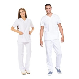 Uniforme Médico Elástico Personalizado para Mujer, Venta al Por Mayor Directo de Fábrica, Proveedor de Uniformes de Hospital, Fabricante de Pakistán - Product Image 3