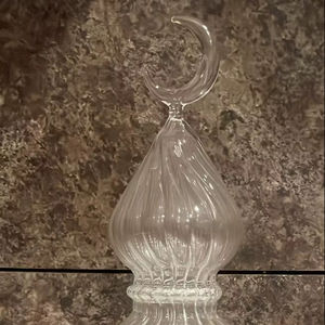 Muslim Moon Star Tower Tabletop Handcrafted Crystal Glass Kaaba Mecca Makkah Allah Ramadan Wedding Islamic Gift Party - Product Image 4