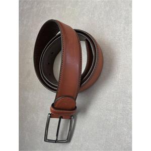 Cinturón de Cuero Genuino para Hombre con Hebilla Plateada con Acabado Cromado, Diseños Personalizables y Cinturones Formales Duraderos de Última Moda - Product Image 5