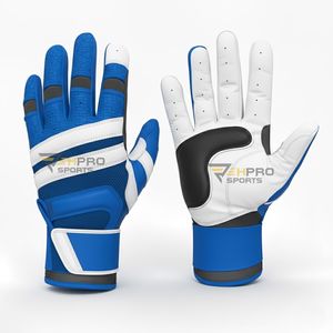 Gants de frappe de baseball nouvelle édition, cuir véritable, manchette longue, gants de softball par REHPRO SPORTS - Product Image 6