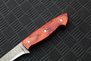 Cuchillo Multiusos Hecho a Mano de Alta Durabilidad, Acero Inoxidable de Grado Industrial, Hoja Deslizante, Mango de Madera, Cuchillo Profesional para Camping - Product Image 2