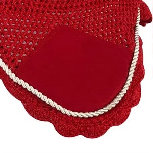 Produits équestres de qualité supérieure, bonnet d'oreille pour cheval, personnalisation, voiles anti-mouches pour chevaux tricotés à la main, prix abordable - Product Image 3