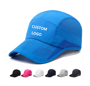 Custom Logo Mesh Baseball Cap Breathable <b>Waterproof</b> 6-Panel Fitted Outdoor Sports <b>Hat</b> Spring Summer Unisex Adult - Product Image 1
