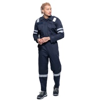 Vêtements de sécurité anti-arc électrique à protection intégrale pour les ingénieurs en maintenance électrique haute tension, uniforme industriel