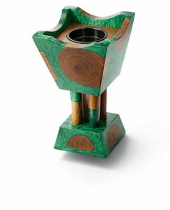 Mabkhara de Madera y Resina Epoxi al por Mayor 2025 |   Quemador de incienso de resina de madera |   Quemador de Incienso de Estilo Árabe para Regalo - Product Image 1