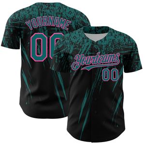 Maillot de baseball personnalisé pour équipe, anti-bactérien, manches courtes, col en V, 100 % coton biologique, logo multi-positions, impression sérigraphique 3D - Product Image 1