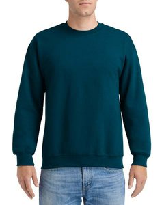 Sudadera de Cuello Redondo para Hombre, Holgada, Básica, de Manga Larga, Color Gris, Mezcla de Algodón y Poliéster, Sudaderas Personalizadas para Hombre - Product Image 4