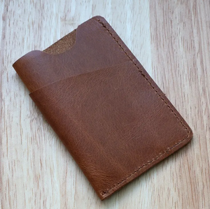 Custom High Quality Lightweight Men's Card Holder <b>WalletS</b> Mini <b>Smart</b> Slim Crazy Horse Leather Custom Genuine Leather Long Pocket - Product Image 3