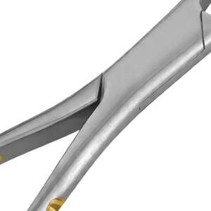 คีมถอนฟัน # ด้ามจับแบบกลวงเคลือบทองฝังเพชร 150AS พร้อมด้ามจับแบบไพธอน ผลิตจากสแตนเลสสตีล ใช้งานด้วยมือ ได้รับการรับรองมาตรฐาน CE สำหรับการผ่าตัด - Product Image 6