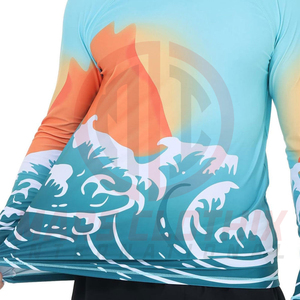 Latest Collection Lightweight <b>Men</b> Rash Guard In Low Price Custom Printed Breathable Eco-friendly <b>Men</b> Rash Guard - Product Image 6