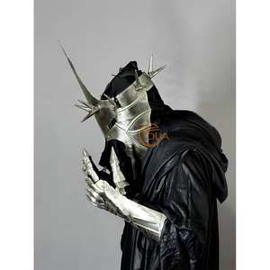 ชุดคอสเพลย์นักรบนาซกูล ราชาแห่งอังมาร์ ชุดเกราะเต็มตัว แบบขัดเงา - ชุดอัศวินยุคกลางจากเรื่องลอร์ดออฟเดอะริงส์ สำหรับคริสต์มาสและฮาโลวีน - Product Image 3