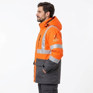 Chaqueta de Seguridad Industrial con Detalles Reflectantes, Tejido Resistente, Ligera, Cómoda, para Trabajo en Exteriores, Ropa de Construcción OEM - Product Image 3