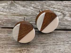 Poignées de porte rondes en bois, design moderne artisanal, pour la décoration intérieure, la salle de bain, l'entrée, la table, la maison - Product Image 4