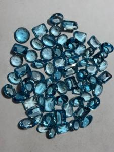 En BU GEMS Wholesale, Topacio Azul Cielo Facetado, Calibrado, Color Azul, a un Precio Accesible - Product Image 1