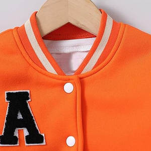 Vestes Lettermen les plus vendues en ligne au meilleur prix, service OEM, teinture unie, faible MOQ - Product Image 4