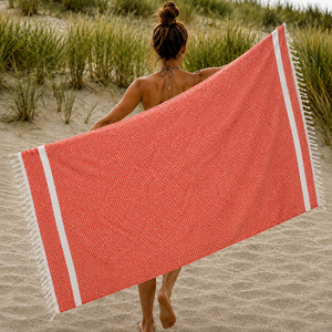 Toalla Hammam Fouta de Primera Calidad, 100% Algodón, Sin Arena, Jacquard, con Calidad de Exportación Personalizada, Venta al Por Mayor en India - Product Image 5
