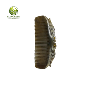 Eco Friendly Buffalo Horn <b>Comb</b> Handmade Natural <b>Hair</b> Care <b>Comb</b> Anti Static Detangling <b>Comb</b> for Salon Wholesale - Product Image 1