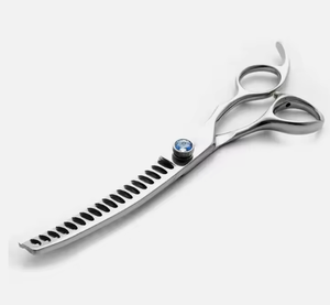 Tijeras de Adelgazamiento de Acero Inoxidable para Belleza con Certificación CE, Punta Afilada de 32 Dientes, Mango Mediano - Instrumentos de Corte de Cabello de Un Solo Uso - Product Image 1