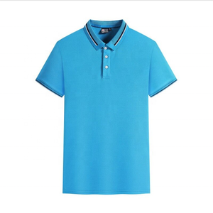 Chemises polo d'été décontractées à manches courtes pour hommes et femmes Impression de logo personnalisé Broderie Design personnalisé Tops polos en coton - Product Image 5