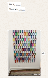 Direct Factory Eco-Friendly DIY FAIZA CRAFT <b>Resin</b> Handmade Multi Color Customizable Model Wall Hanging Chain Decorative Art - Product Image 2