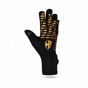Gants de gardien de but de football de qualité supérieure, design personnalisé, paume avant en latex allemand, dos en silicone imprimé, caoutchouc à rouleaux négatifs, T-Tab - Product Image 5