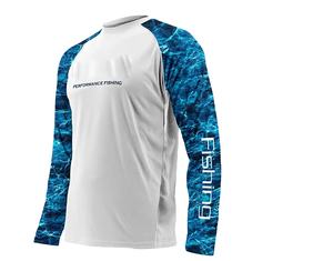 Camisas de pesca de camuflaje al por mayor con capucha camisas de pesca de manga larga sublimadas camisa de pesca Marshwear - Product Image 2