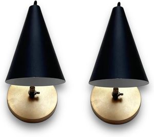 Vintage Mid Century Italian Diabolo Sputnik Wall <b>Sconce</b> <b>Light</b> Brass Wall Lamp – Adjustable Retro Lighting for Bedroom, Living - Product Image 2