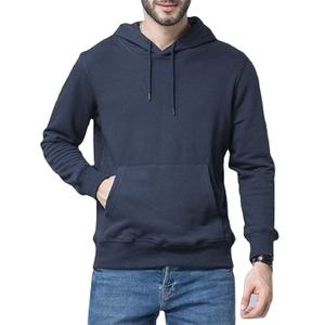 Vente en gros de pull-over vierge à manches longues à la mode pour hommes avec logo personnalisé OEM d'impression de quantité à capuche en coton personnalisé - Product Image 1