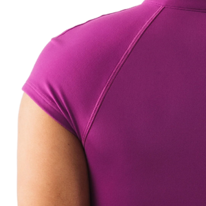 Soutien-gorge de sport pour femme à manches courtes et fermeture éclair sur le devant, coupe courte, extensible, pour le yoga, la gym, l'entraînement et les activités sportives - Product Image 6