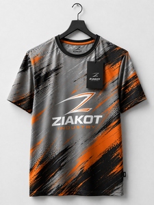 เสื้อยืด ZIAKOT ดีไซน์ใหม่สำหรับทุกเพศ ผลิตตามสั่ง เป็นมิตรกับสิ่งแวดล้อม ผลิตจากโพลีเอสเตอร์ 100% ระบายอากาศได้ดี แขนสั้น สำหรับออกกำลังกาย - Product Image 6