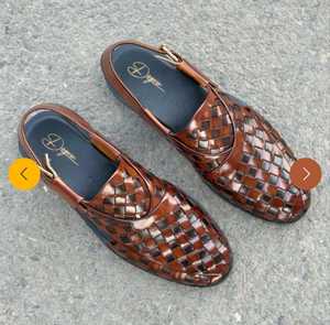 Sandales Peshawari KHERI pour hommes de qualité supérieure, confortables et légères, à prix abordable et faible MOQ, marron, faites à la main, 2026 - Product Image 6