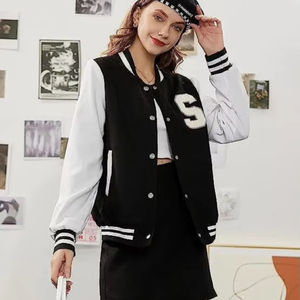 Chaqueta Varsity de Satén Transpirable con Logotipo Personalizado de Nueva Moda para Mujer, Fabricante Profesional, Diseño Único - Product Image 1