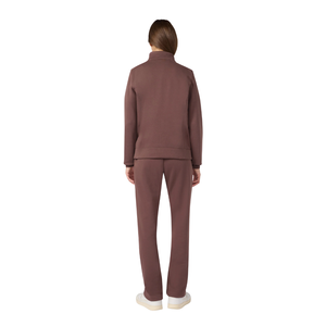 Women Full Zip Stand Collar Tracksuit With <b>Trousers</b> Straight Fitted Casual Lounge Travel Wholesale Custom Two Piece Clothing Set - Product Image 3