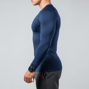 REXFIT SPORTS Camisetas de Manga Larga para Hombre al por Mayor, Tejido Deportivo Premium, Colección Casual de Fitness OEM - Product Image 6