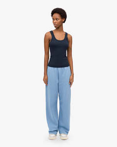Débardeur à col montant pour femme, élégant, sans manches, mode décontractée, pour le bureau, les fêtes, l'été, haut ajusté, vêtements modernes et élégants pour femmes - Product Image 3