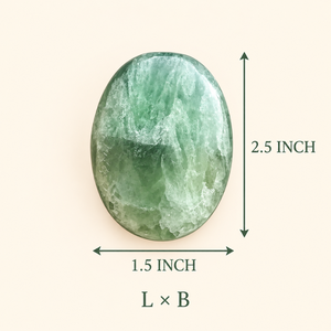 Pierre de palmier en amazonite naturelle, ovale, polie, pierre précieuse, cristal de guérison, minéral lisse, décoration, cadeau par SoulWise - Product Image 2