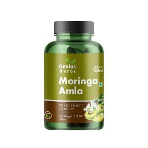 Tabletas de Moringa y Amla, Producto Herbal Tradicional, Venta al Por Mayor, Altos Estándares, Venta Directa de Fábrica, Envío Rápido, Envío Global - Product Image 1