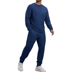 Unisex Comfortable Sweatsuit Set 2 Piece Premium Sweatshirt and Jogger <b>Pants</b> Casual <b>Lounge</b> Wear Matching Outfit - Product Image 1