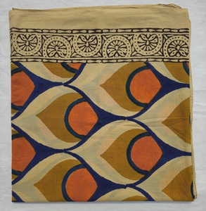 ผ้าคลุมชายหาดลายพิมพ์มือแบบบล็อกพิมพ์ ผ้าฝ้ายลายขนนกยูง บากรู สำหรับผู้หญิง เป็นมิตรกับสิ่งแวดล้อม น้ำหนักเบา สไตล์โบโฮ ผ้าคลุมไหล่สำหรับฤดูร้อน - Product Image 5