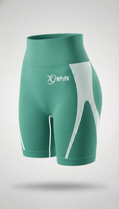 Shorts de sport taille haute respirants pour le yoga et le fitness, effet push-up fessier, style streetwear, compressifs, pour la gym - Product Image 2