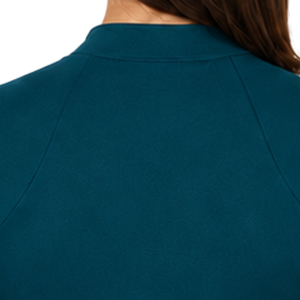 Chemise de sport pour femme, couleur vert-bleu, à manches longues, pour l'équitation, entraînement équestre, avec fermeture éclair quart de tour, extensible, respirante, haute performance - Product Image 4