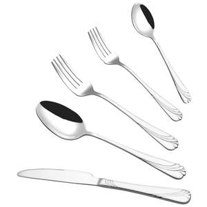 Juego de cubiertos de acero inoxidable de calidad profesional, utensilios de comedor resistentes, perfectos para la mesa de cocina, restaurante, hotel, buffet. - Product Image 2