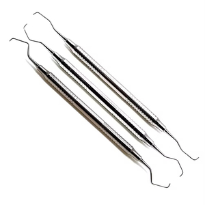 Détartreur dentaire double face en acier inoxydable pour le nettoyage des dents, outils de diagnostic dentaire à faible MOQ - Product Image 1