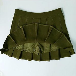 Professional Women Athletic <b>Skirt</b> With Built In Shorts High Waist Stretch Performance Wear - Product Image 2